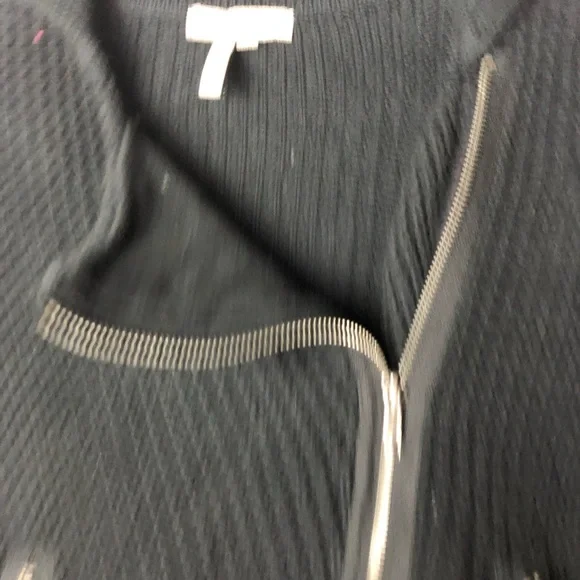 BCBGeneration Black Knit Sweater with Zipper Side Size Small - Picture 10 of 14